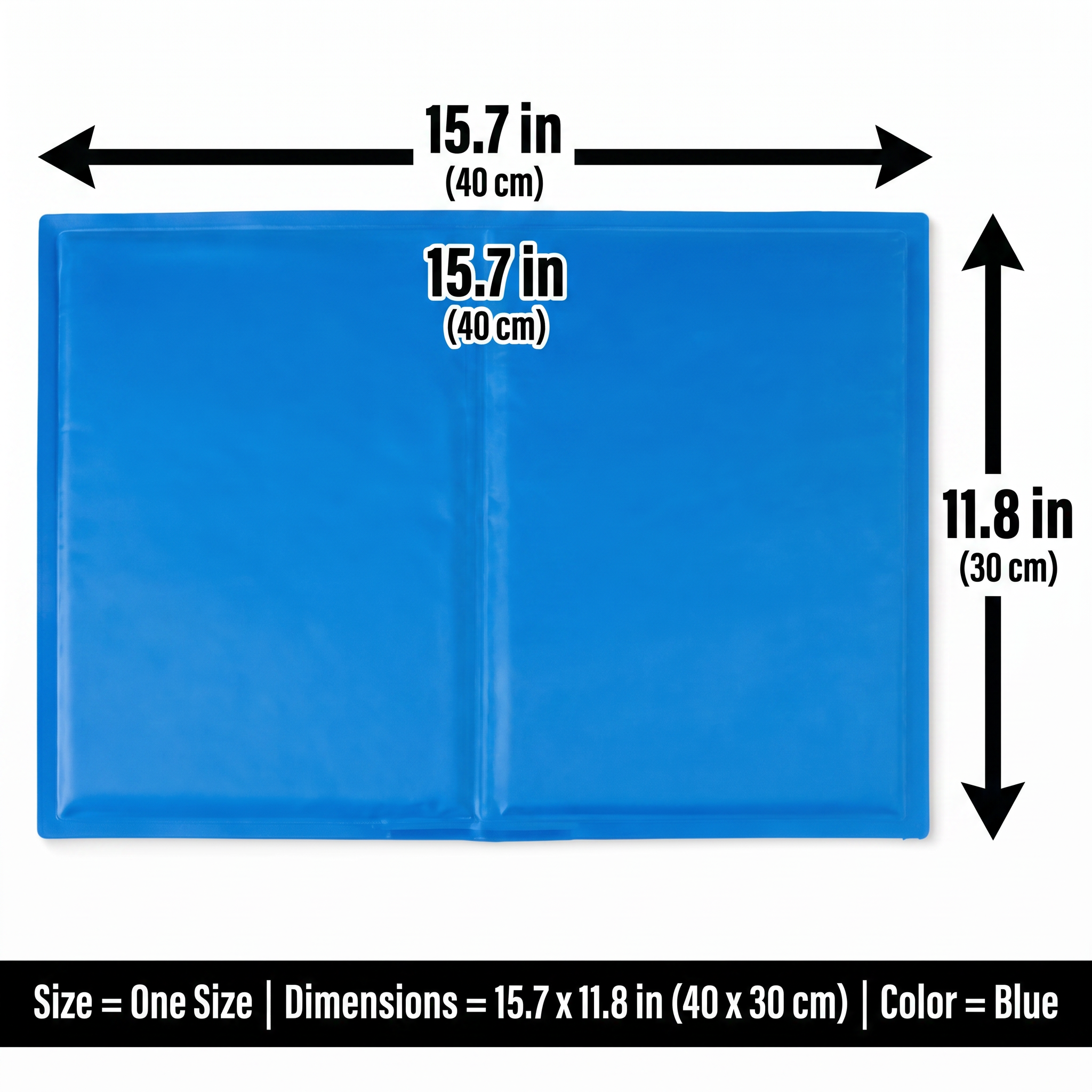 Dog Cooling Mat, Pressure-Activated Gel Pad, Breathable Self-Cooling for Dogs and Cats