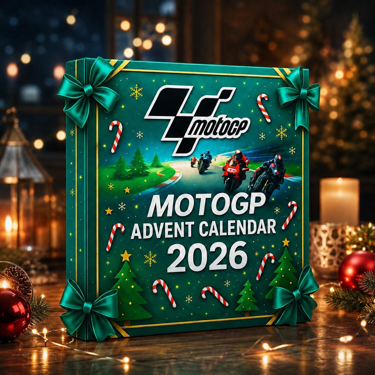2026 Moto Gp Advent Calendar With 24 Motorcycle Figurines And Helmets - Image 4