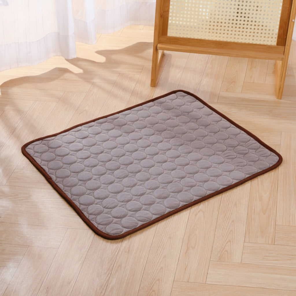 Dog Cooling Mat, PCM Phase-Change Cool-Touch Top, Self-Cooling Pet Pad, Foldable Washable Summer Mat