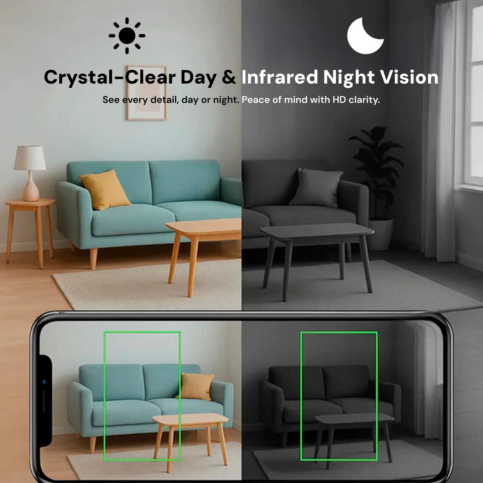 Camera for Home Security Hidden Camera Small WIFI Spy Camera - Image 3