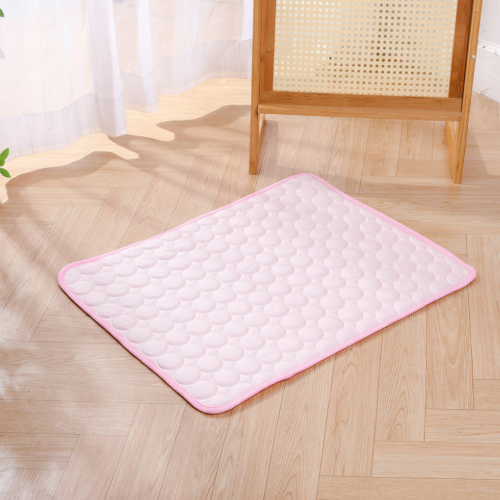 Dog Cooling Mat, PCM Phase-Change Cool-Touch Top, Self-Cooling Pet Pad, Foldable Washable Summer Mat