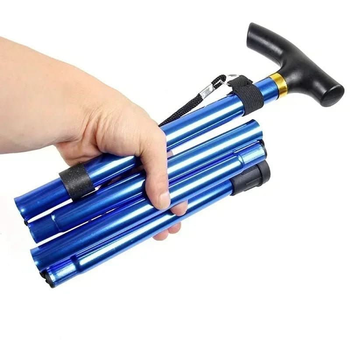 Adjustable Folding Walking Cane For Hiking And Travel Support - Image 8