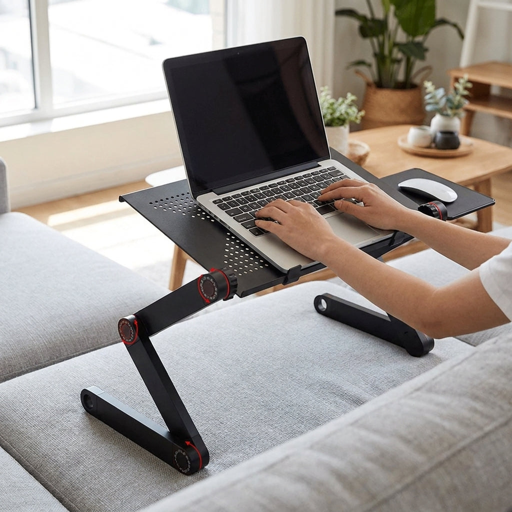 Adjustable Laptop Stand Desk Standing Converter Table Bed Laptop Stand - Image 6