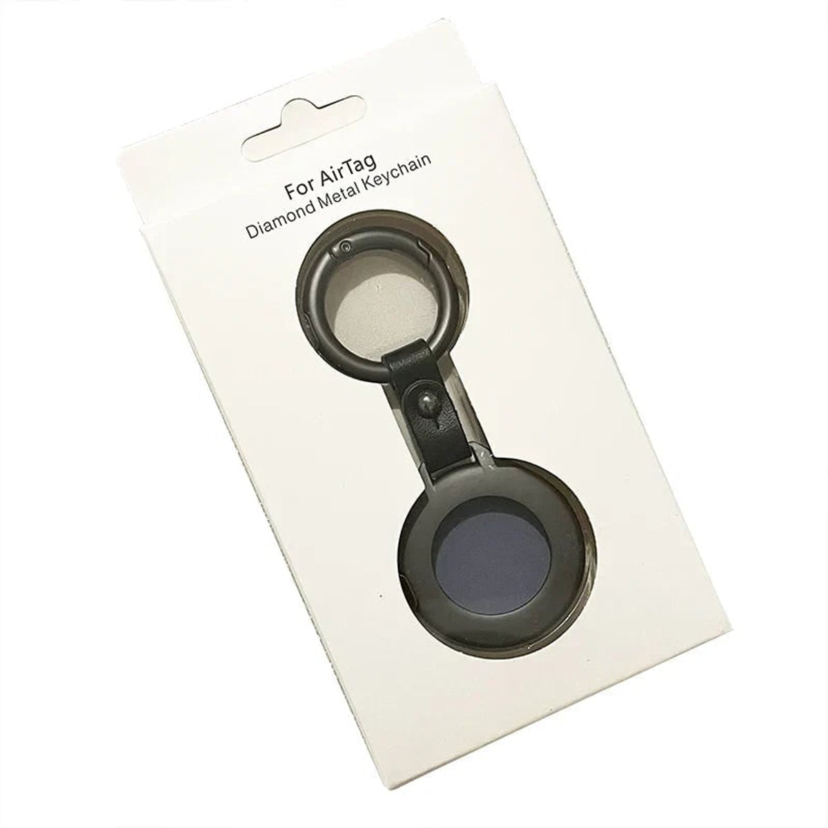 Airtag Keychain Case With Soft Lining And Metal Ring - Image 6