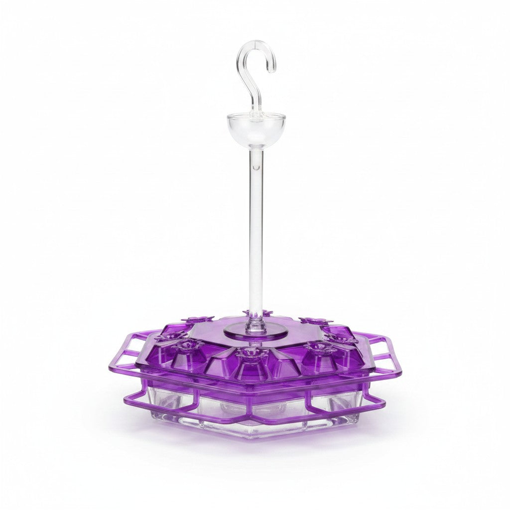 hummingbird nectar feeder product photo on white background