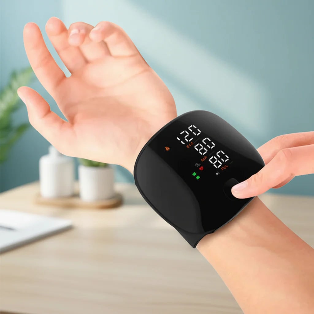 Automatic Blood Pressure Monitor Portable Wrist Bp Monitor Cuff Wrist - Image 1