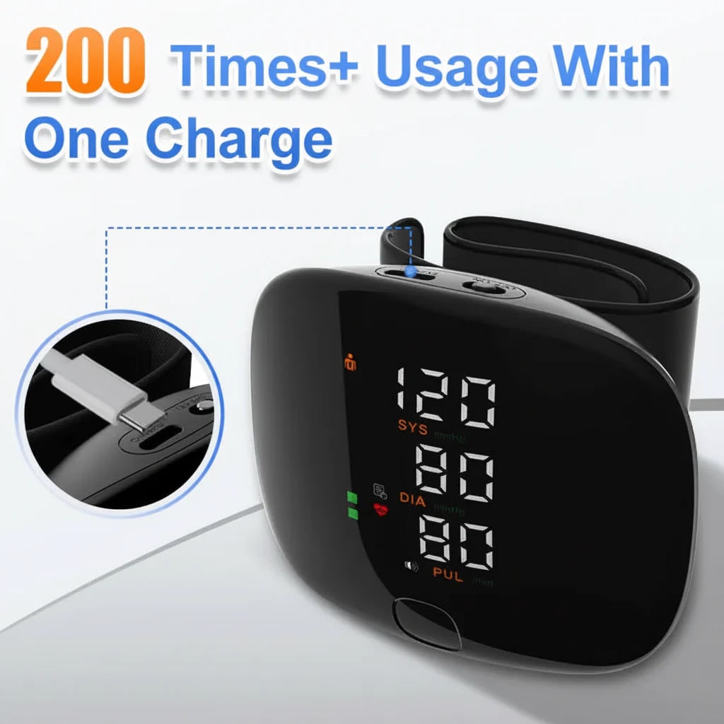 Automatic Blood Pressure Monitor Portable Wrist Bp Monitor Cuff Wrist - Image 6