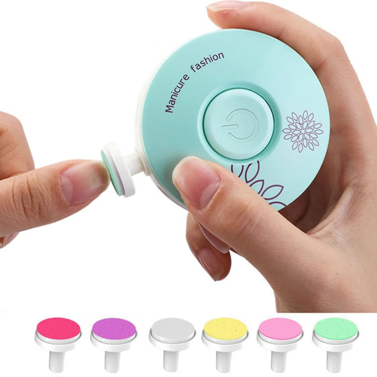 Baby Nail Trimmer With 6 Grinding Heads For Safe Gentle Grooming - Image 1