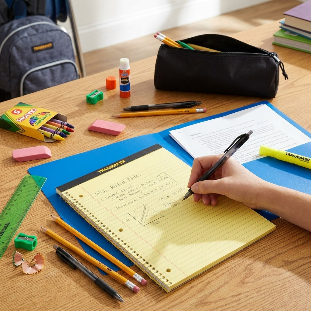 Back to School Supplies Supply Kit Assorted Multi-Color Stationery - Image 1