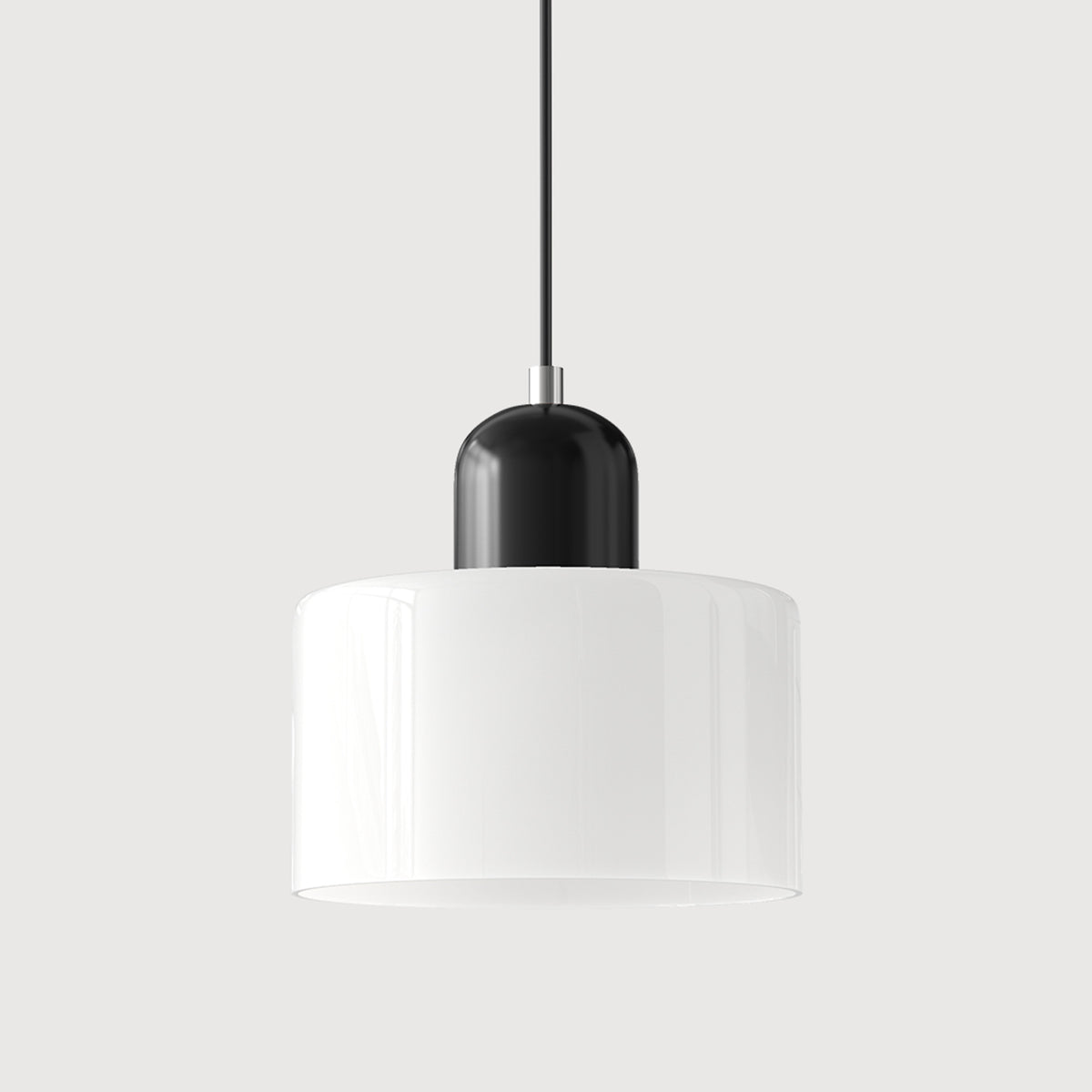 Bauhaus Pendant Light With Coloured Glass Shade - Image 28