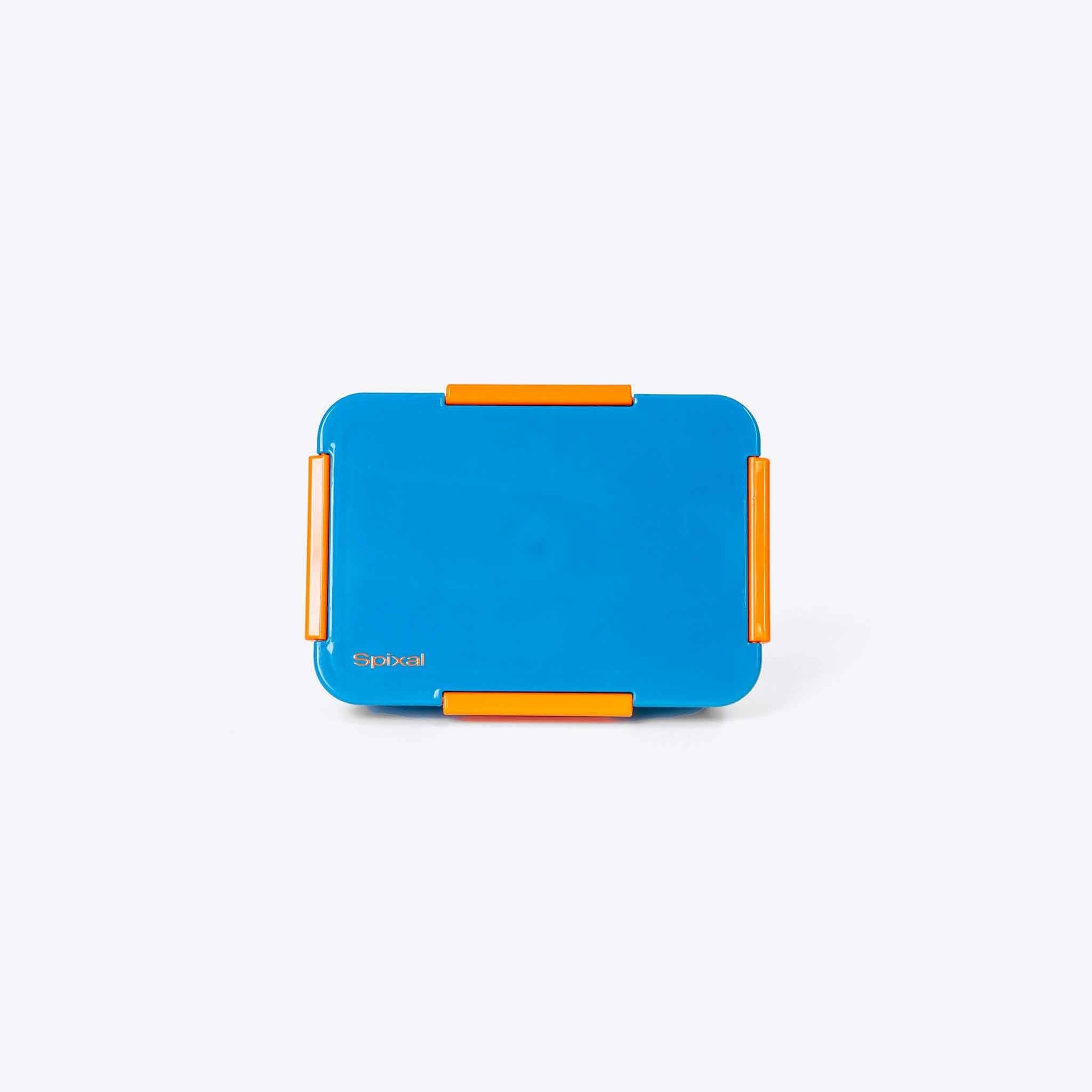 Bento Lunch Box Adult Bento Box Rectangular Food Container Blue Orange - Image 4