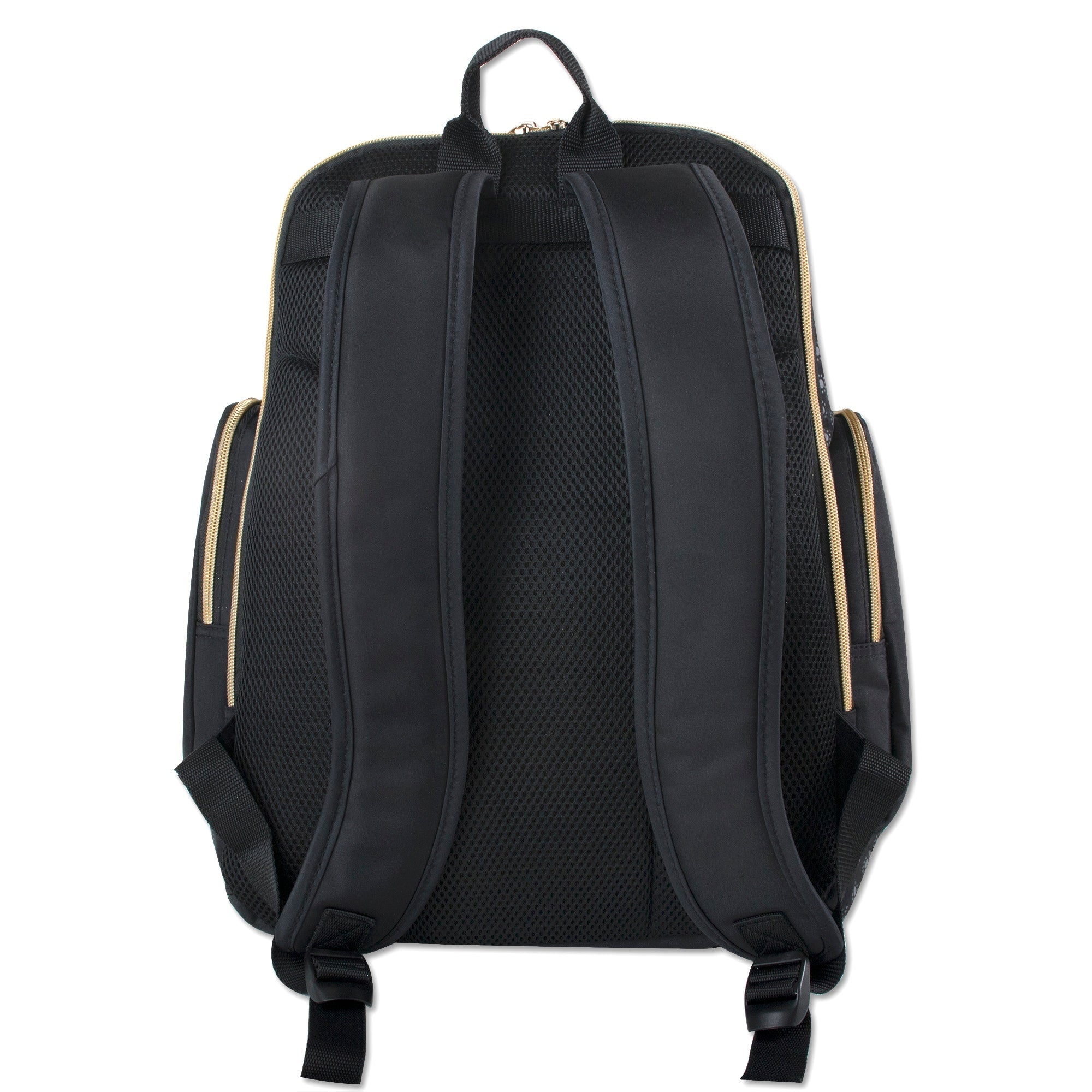 Black Backpack Diaper Bag Baby Essentials Changing Pad - Image 9