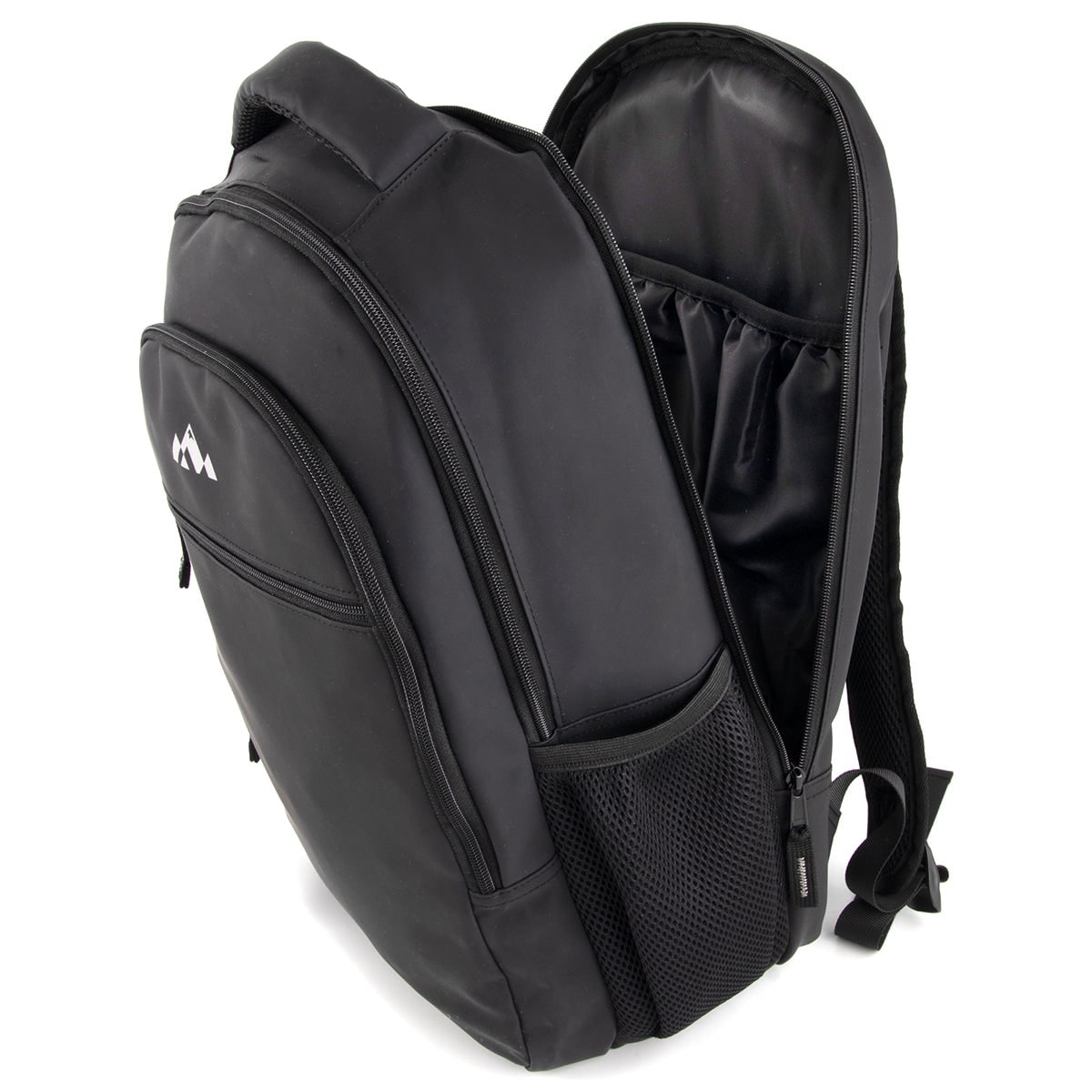 Black Backpack Laptop Multiple Compartments - Image 2