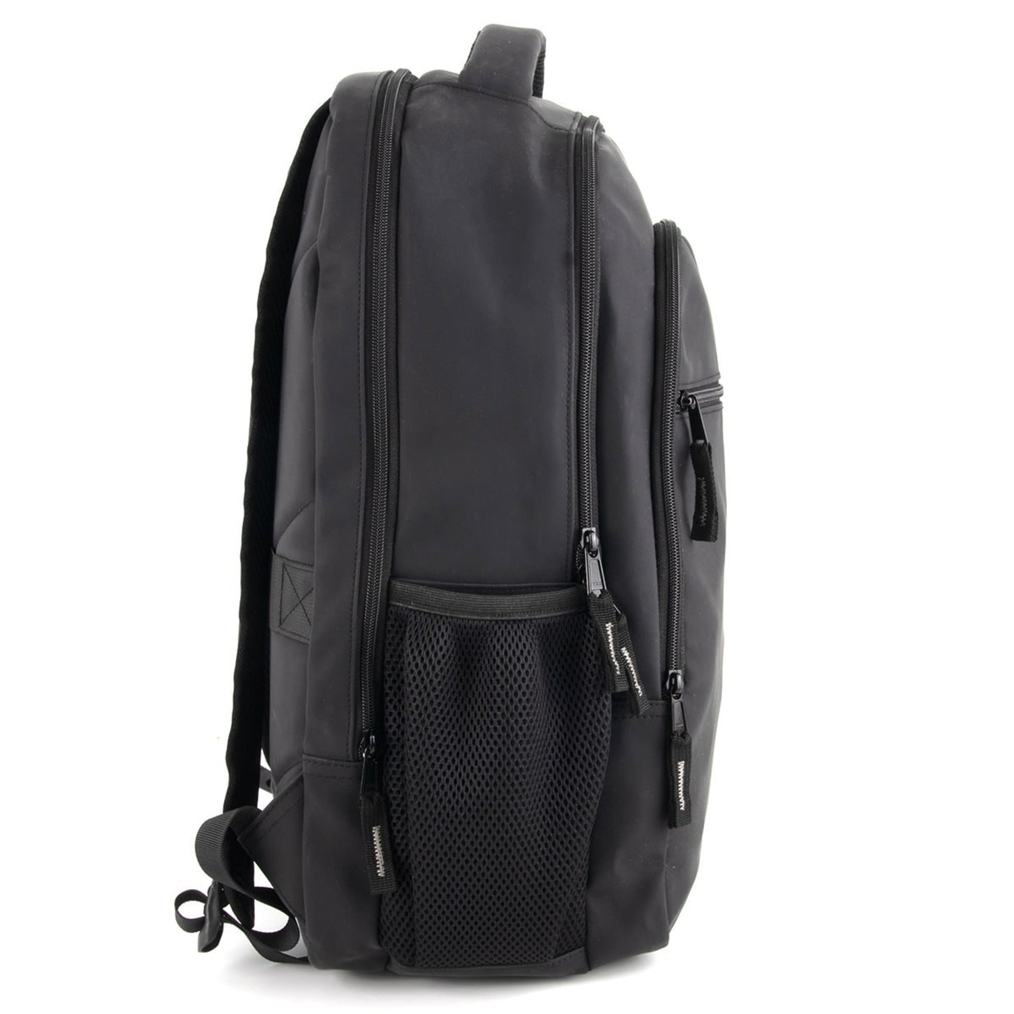 Black Backpack Laptop Multiple Compartments - Image 5