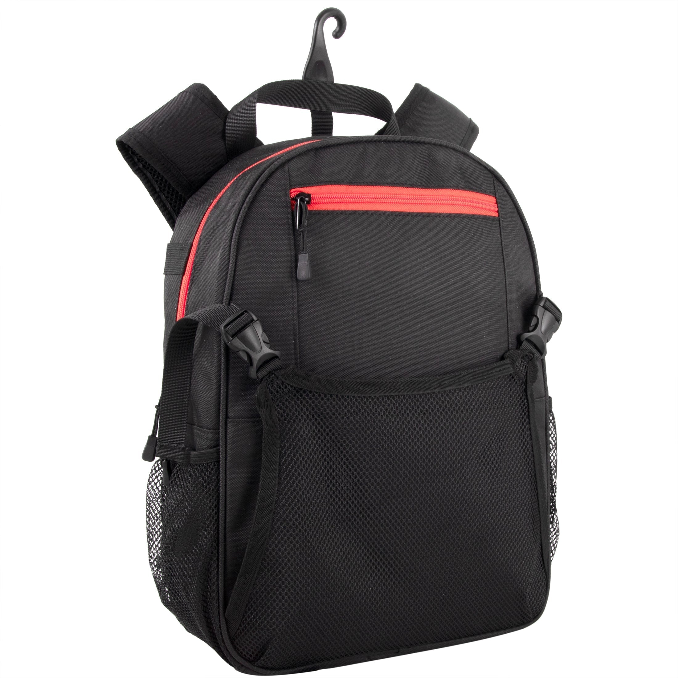 Black Backpack Sports Youth Baseball Bat Glove Pockets - Image 6