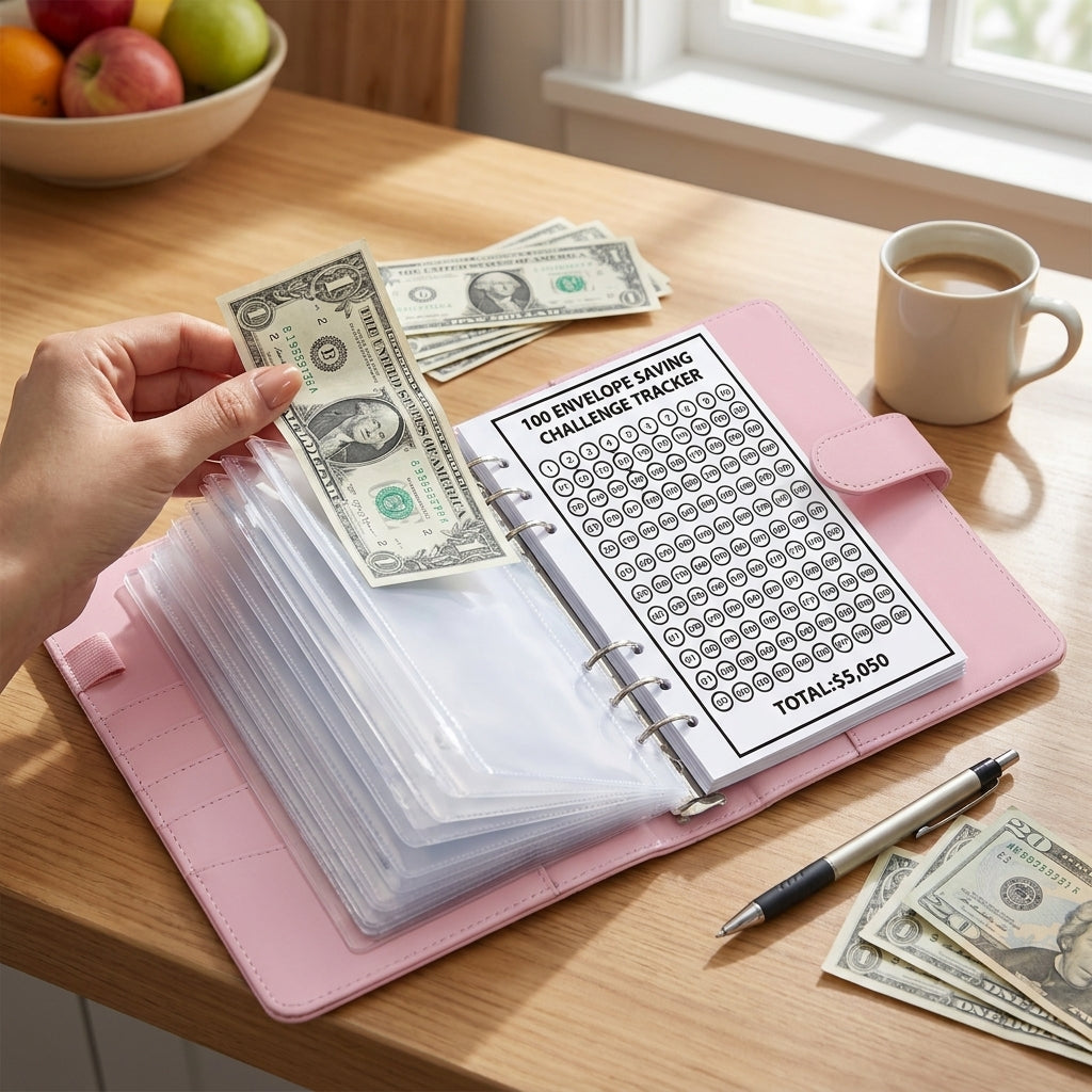 Budgeting Tool Budget Binder Savings Binder A6 Ring Binder - Image 26