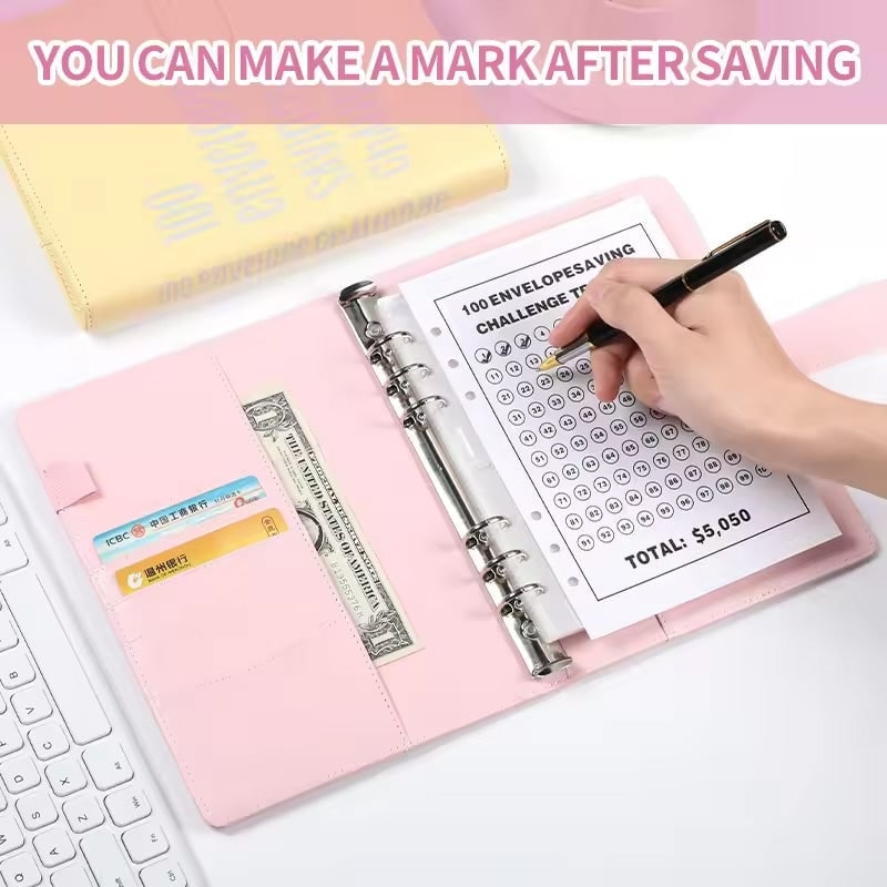 Budgeting Tool Budget Binder Savings Binder A6 Ring Binder - Image 4