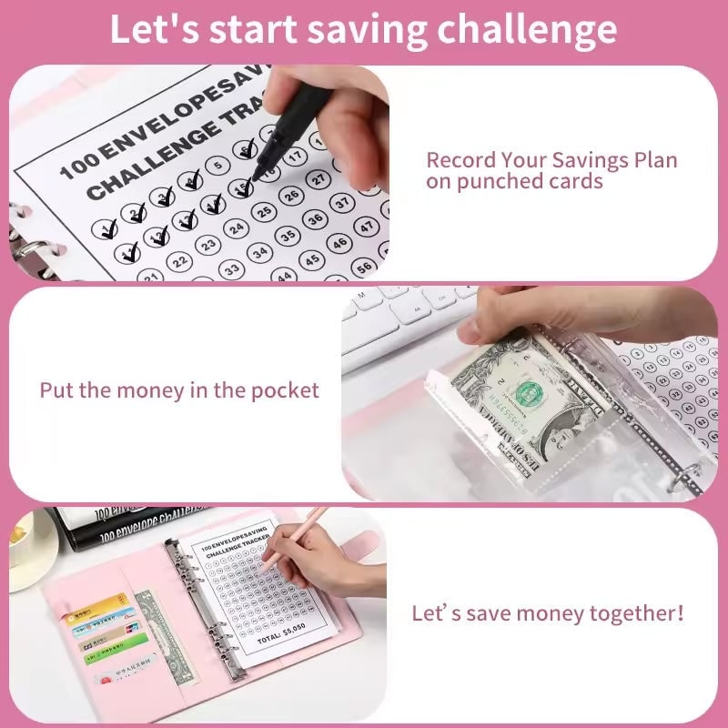 Budgeting Tool Budget Binder Savings Binder A6 Ring Binder - Image 5