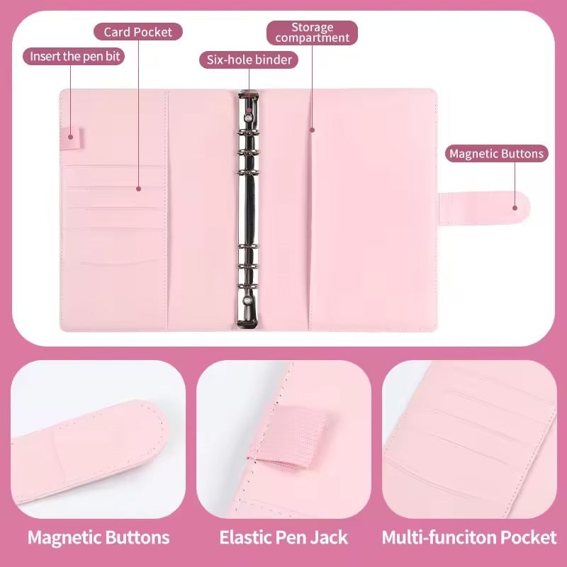 Budgeting Tool Budget Binder Savings Binder A6 Ring Binder - Image 6