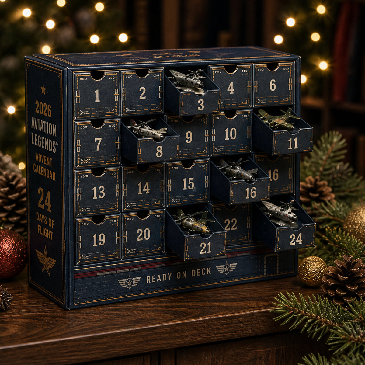 Christmas Advent Calendar Aviation Legends 24-Day Collectible Aircraft Countdown - Image 6