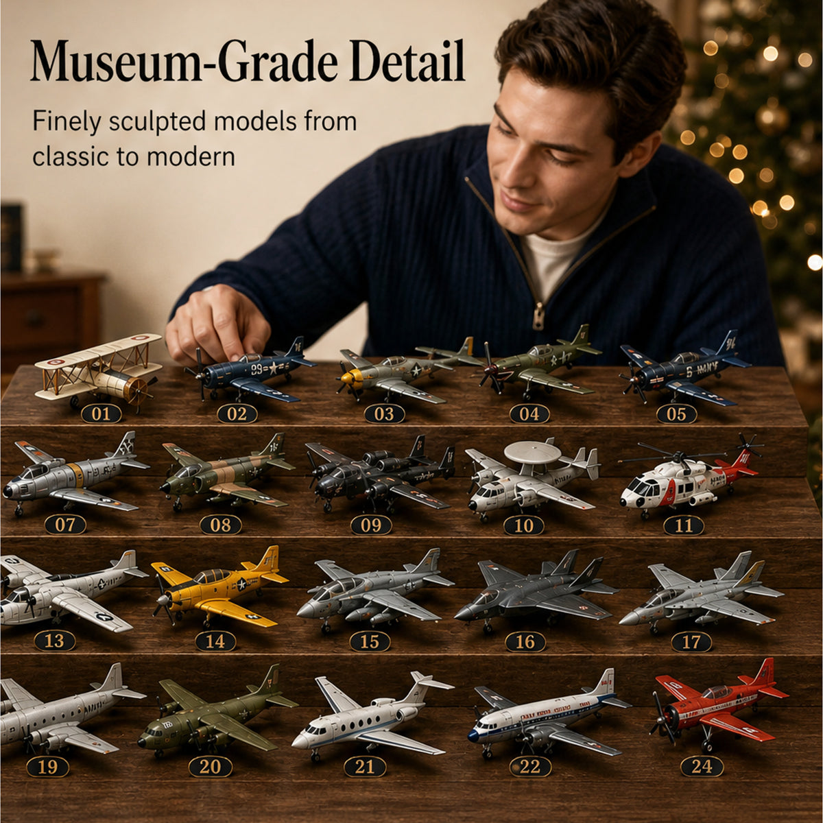 Christmas Advent Calendar Aviation Legends 24-Day Collectible Aircraft Countdown - Image 10