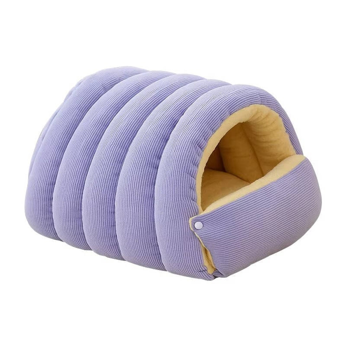 Corduroy Cat Pet Bed With Removable Washable Cover - Image 10