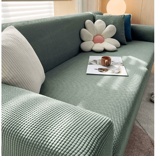 Couch Cover Stretch Sofa Cover Washable Textured Washable Sofa Cover - Image 2