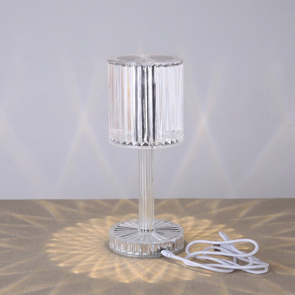 Rechargeable Table Lamp Bedside LED Dimmable Decorative Night Light - angle