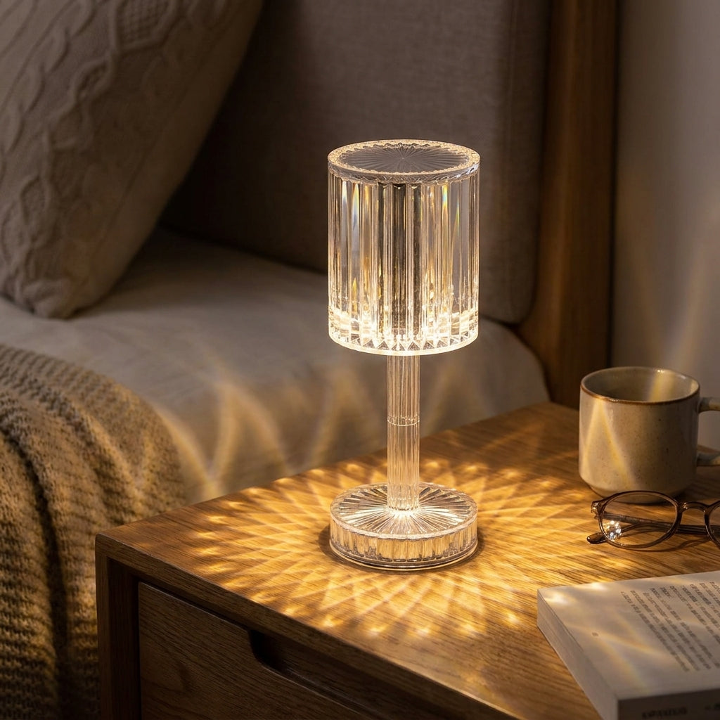 Rechargeable Table Lamp Bedside LED Dimmable Decorative Night Light - hero