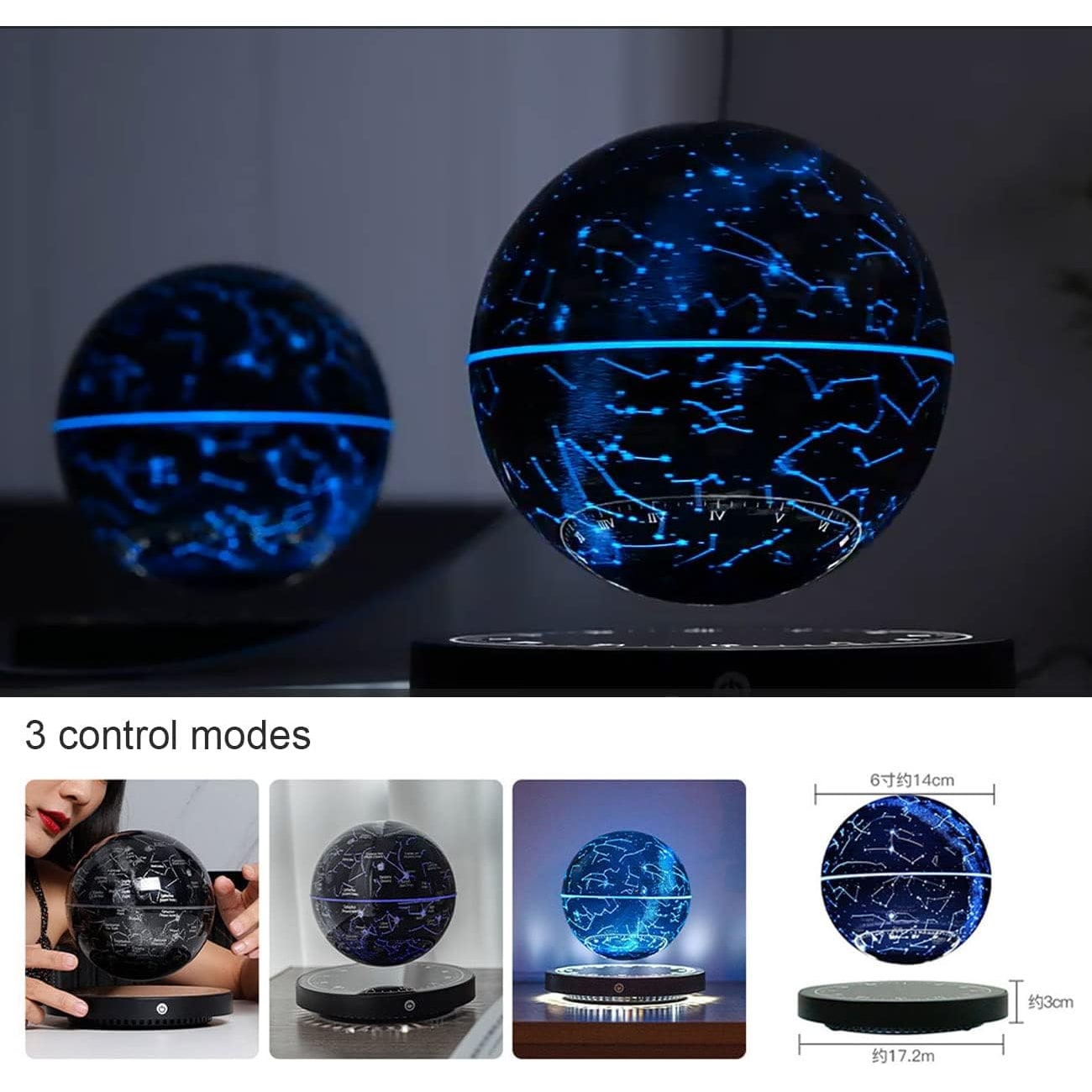 Desk Lamp Magnetic Levitation Star Lamp Floating Decor Light - Image 11