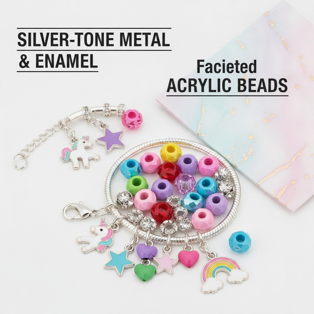crystal bracelet making kit close-up construction and materials