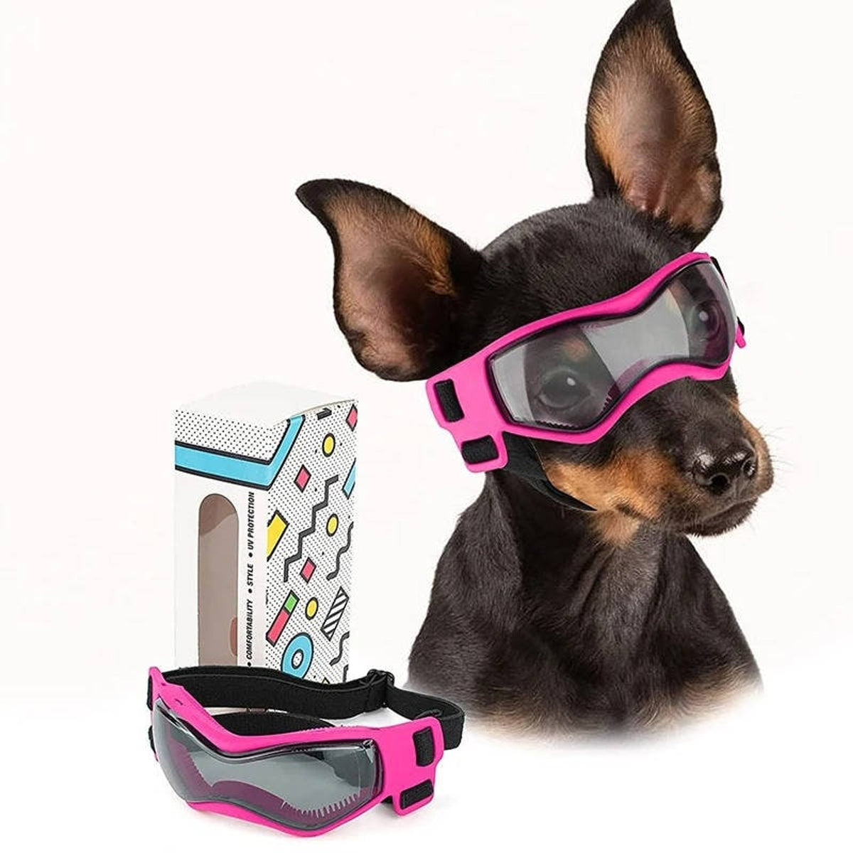 Dog Goggles With UV Protection And Anti-Fog Vents For Comfortable Outdoor Adventures - Image 7