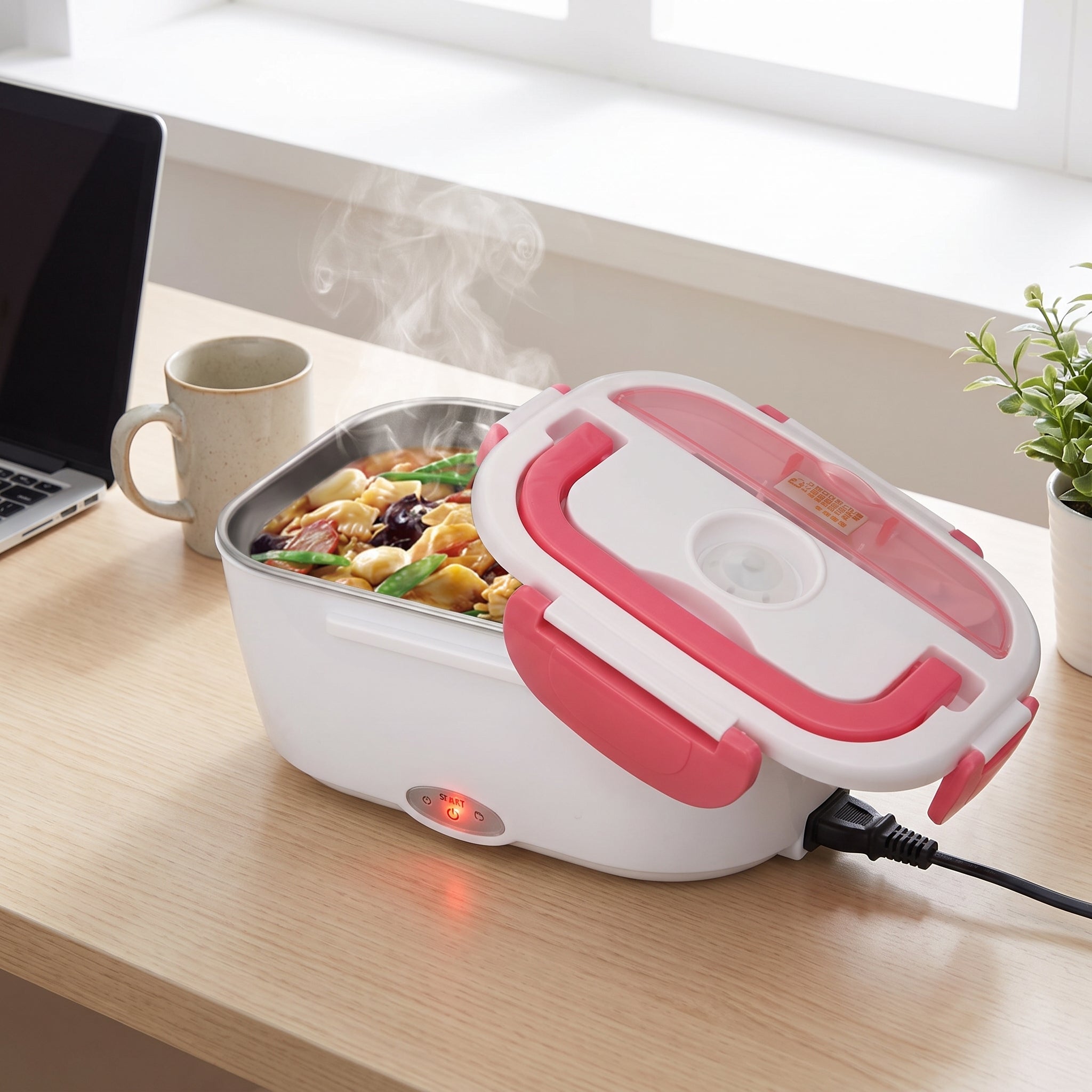 Heated Lunch Box Electric Food Warmer Portable Bento - hero