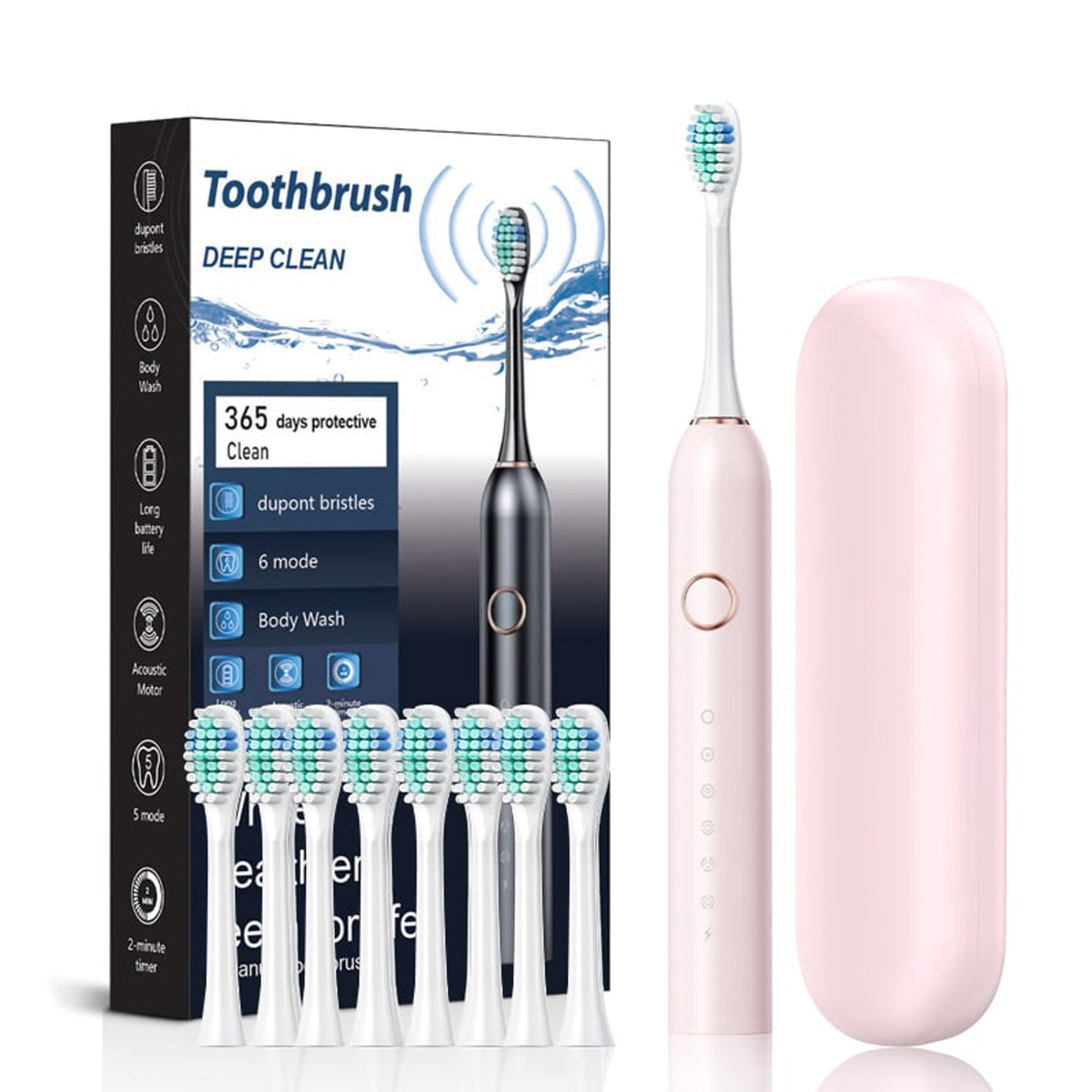 Electric Sonic Toothbrush With 6 Cleaning Modes IPX7 Waterproof And Long Battery Life - Image 15