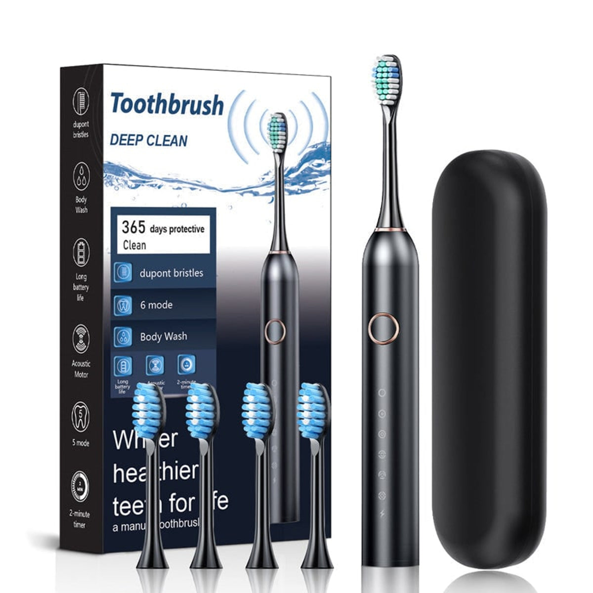 Electric Sonic Toothbrush With 6 Cleaning Modes IPX7 Waterproof And Long Battery Life - Image 16
