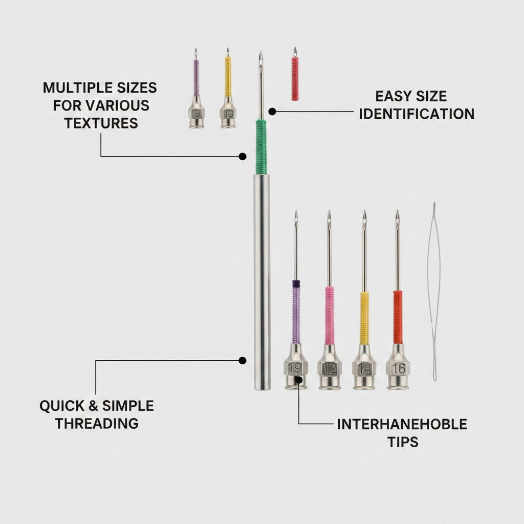 punch needle embroidery set key benefits and features