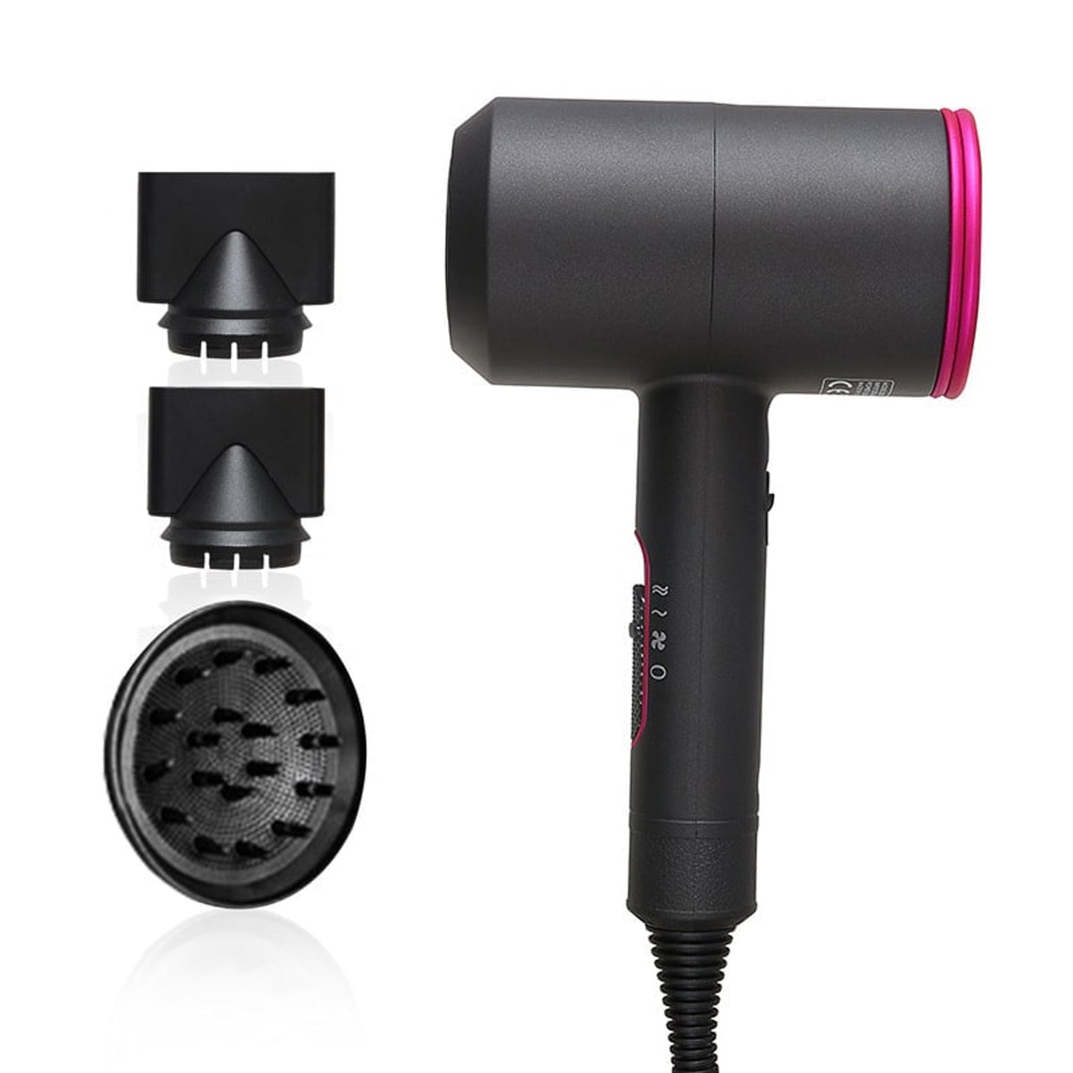 Ergonomic Hair Dryer With Attachments For Unisex - Image 14