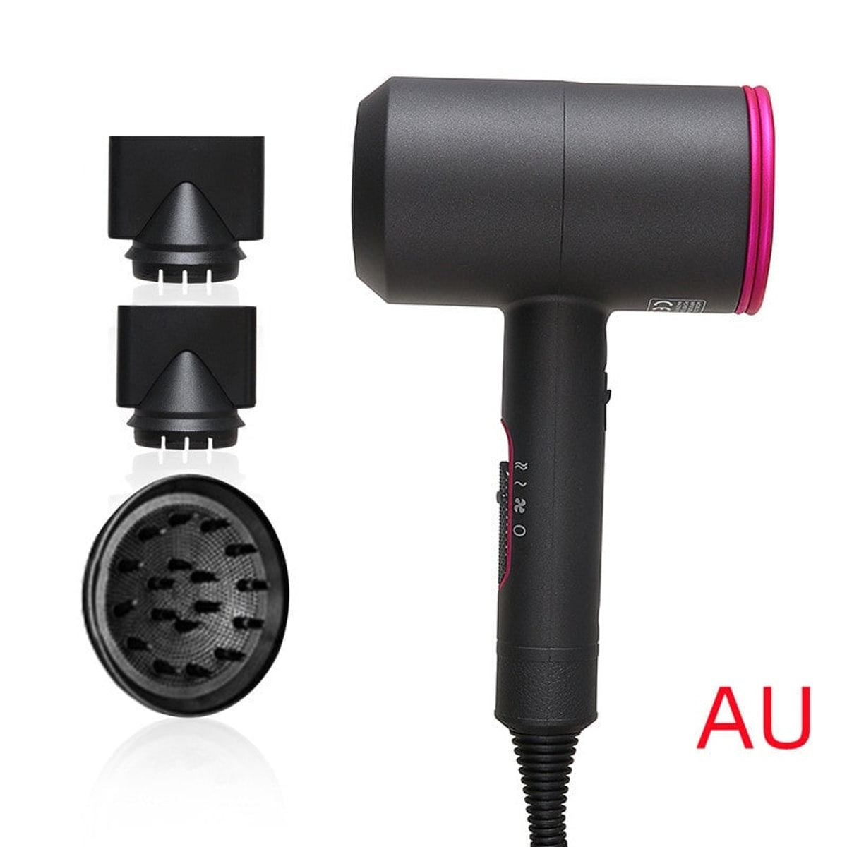 Ergonomic Hair Dryer With Attachments For Unisex - Image 16