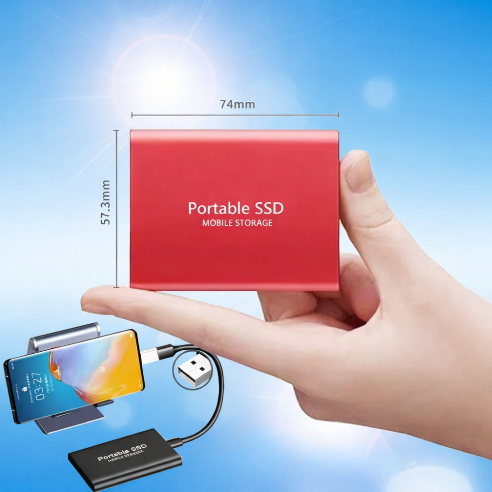 External Ssd Portable Fast Solid State Drive External External Storage - Image 8