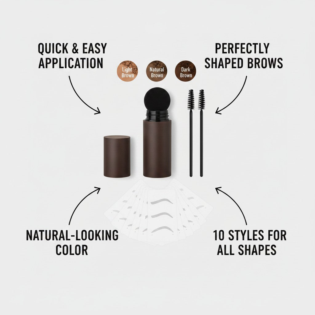 Perfect, Even Brows in Under a Minute