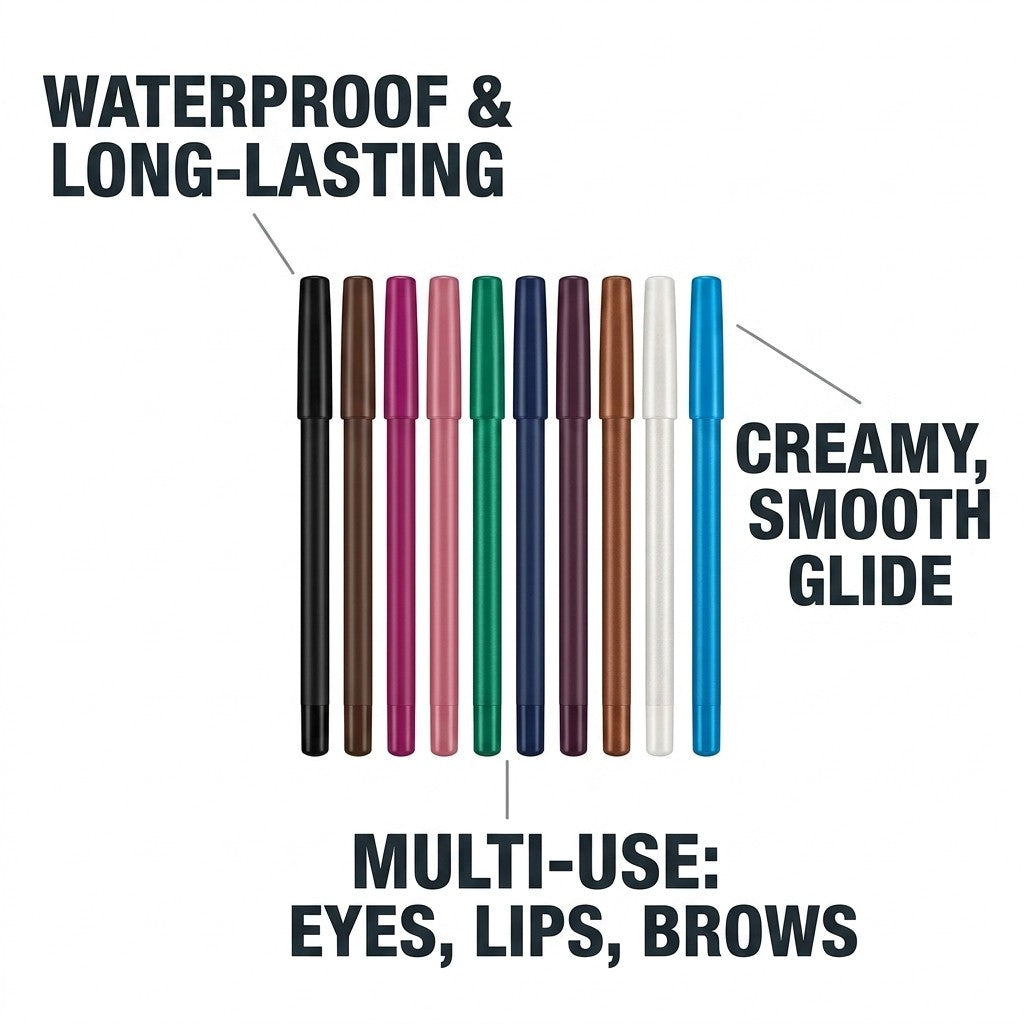 Shadow, liner, lip, and brow — one pen does all four