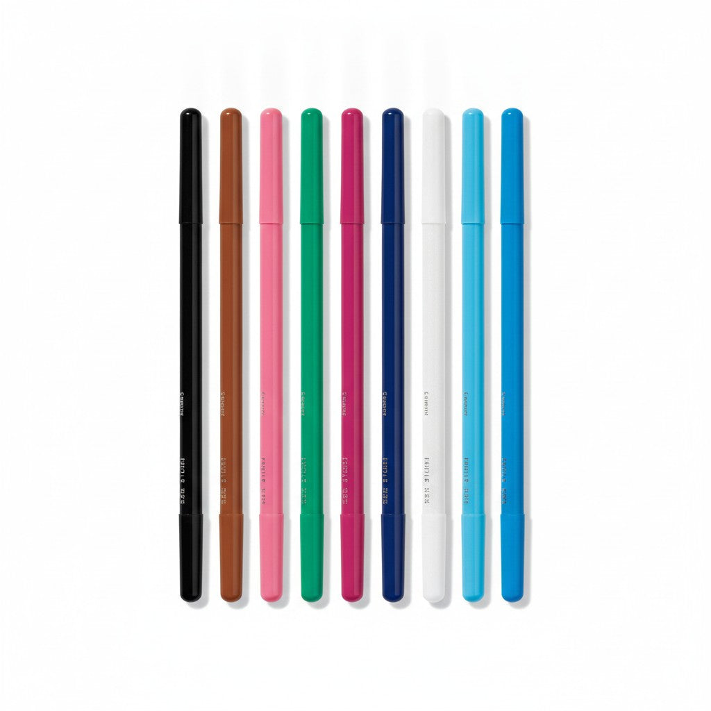 eyeshadow stick pen set product photo on white background