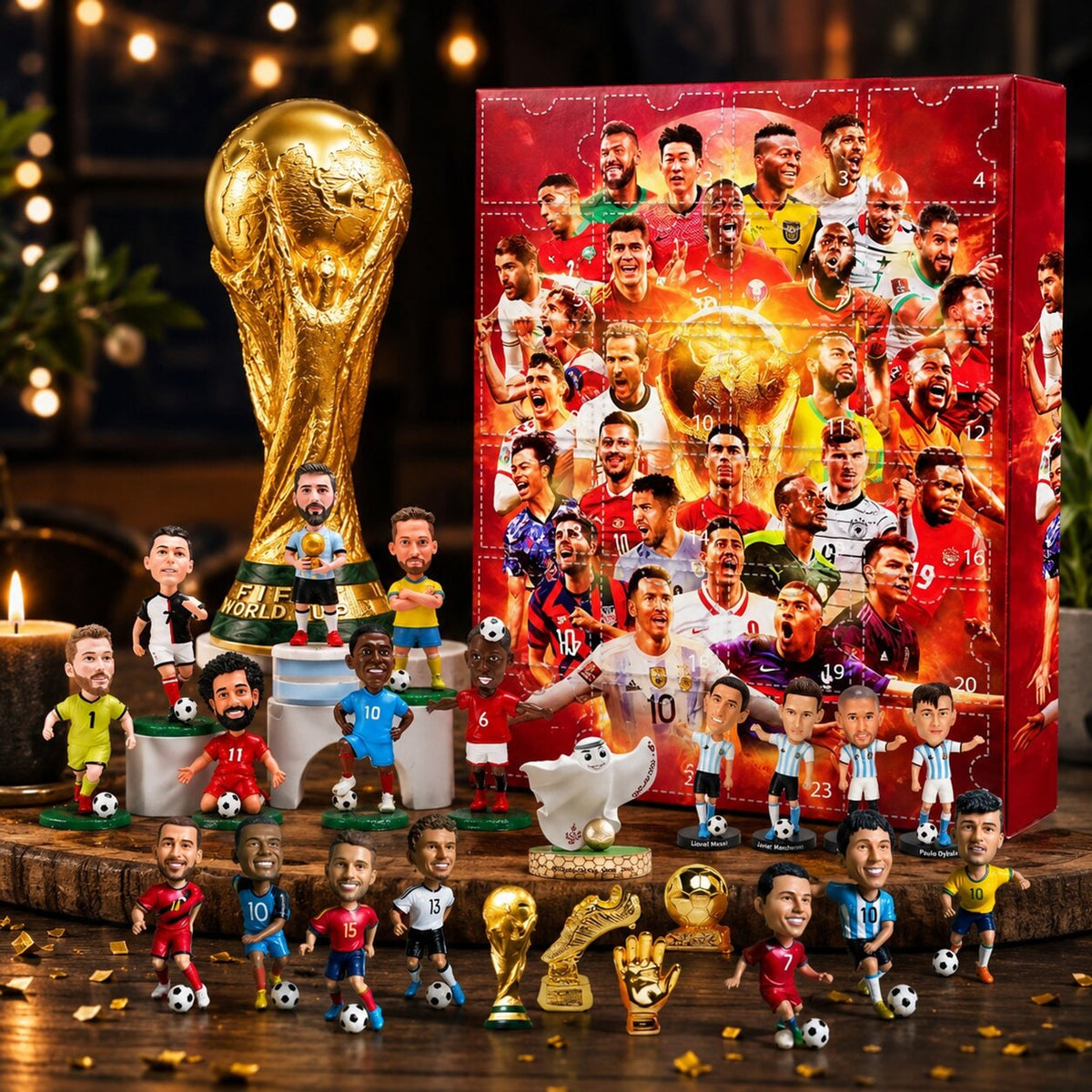Football Advent Calendar For Kids With 24 Christmas Surprises - Image 1