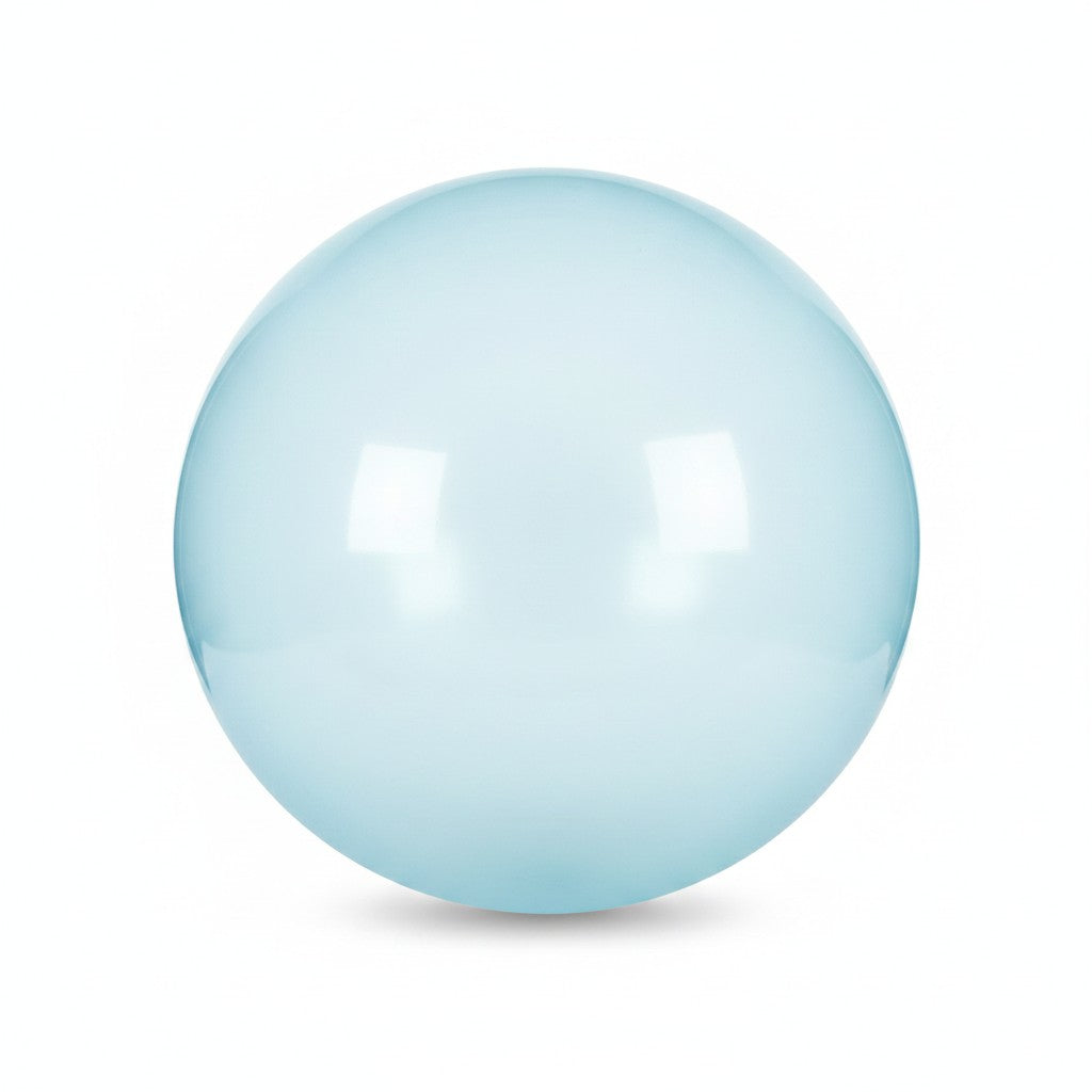 giant bubble ball product photo on white background