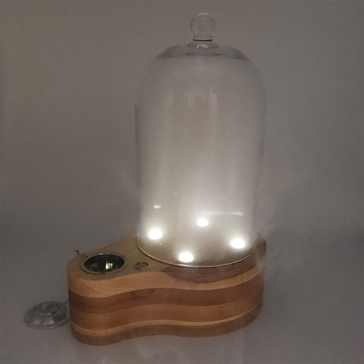 Glass Cocktail Smoker With Handcrafted Dome And LED Lighting - Image 20