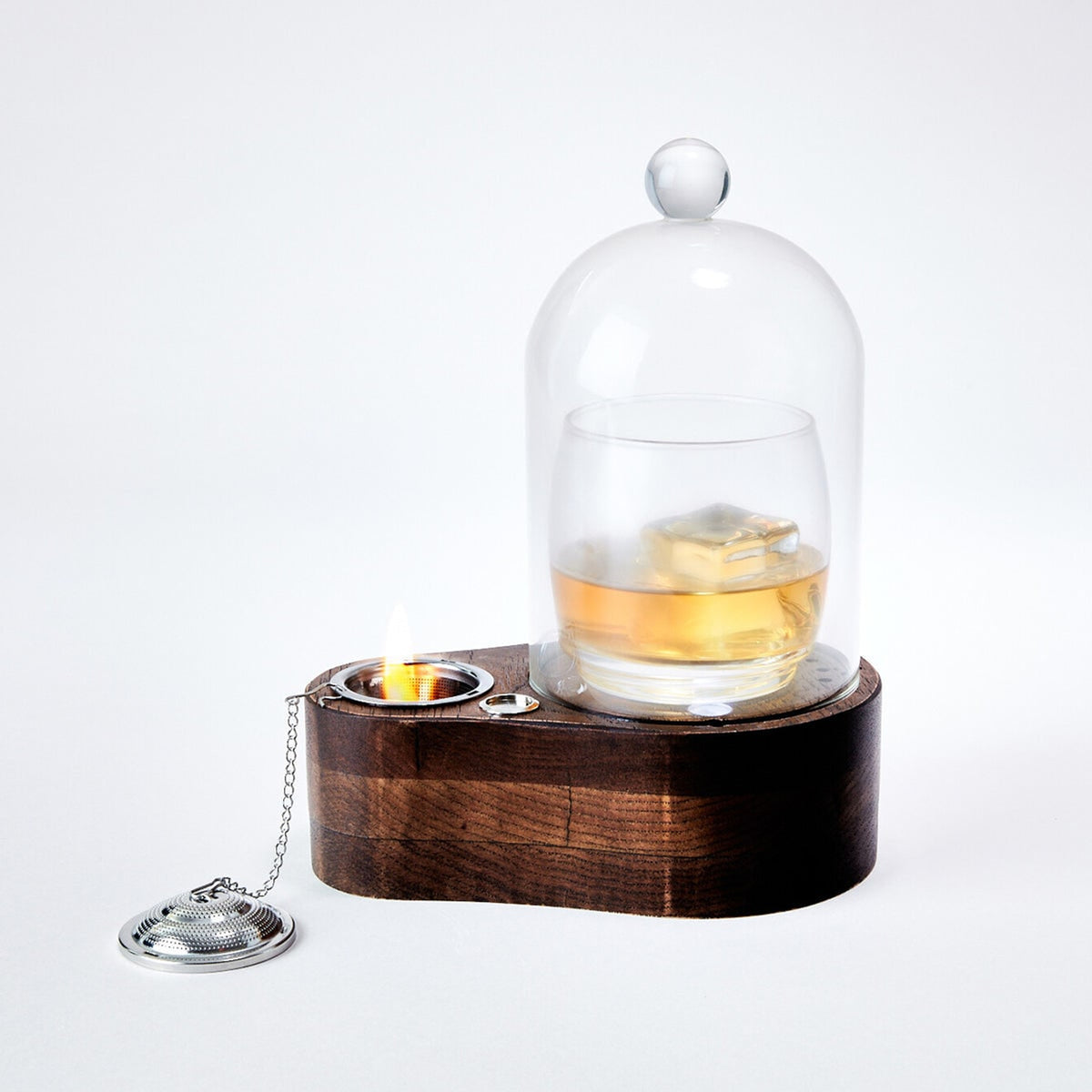 Glass Cocktail Smoker With Handcrafted Dome And LED Lighting - Image 6