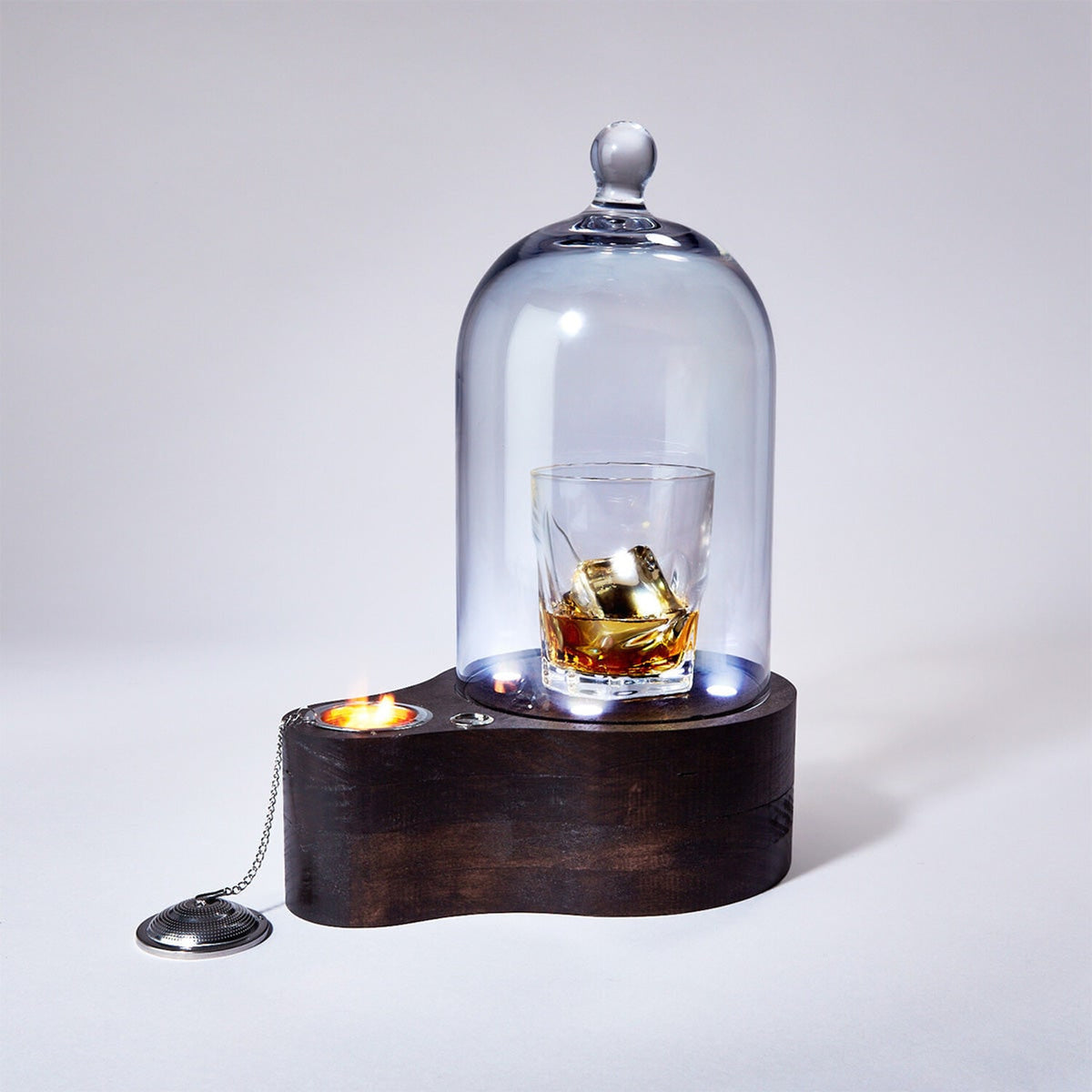Glass Cocktail Smoker With Handcrafted Dome And LED Lighting - Image 19