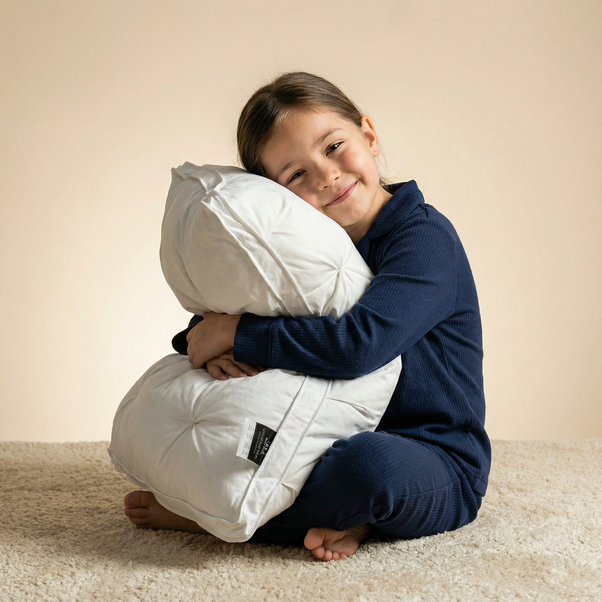 Goose Down Pillow Hotel Quality Goose Feather Bed Pillow Cotton - Image 4