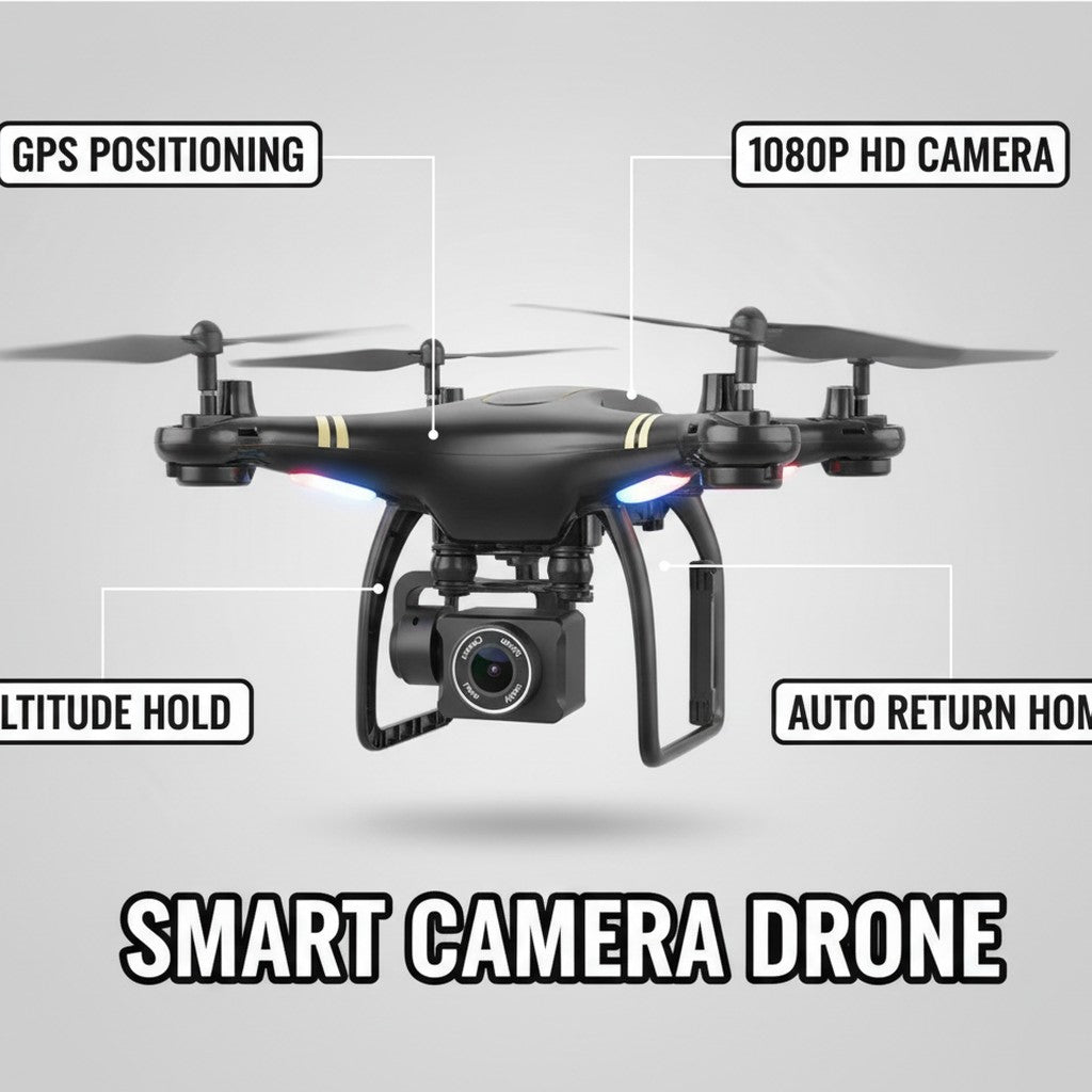 Aerial video that holds its position and finds its way home