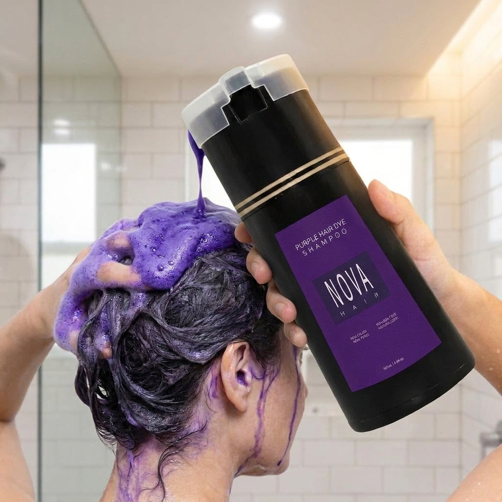 Hair Color Hair Dye Shampoo Grey Hair Shampoo Multi-Color Liquid - Image 8